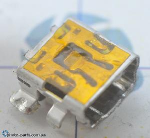 Коннектор USB Canon врезной (mini usb, 5pin), б/у